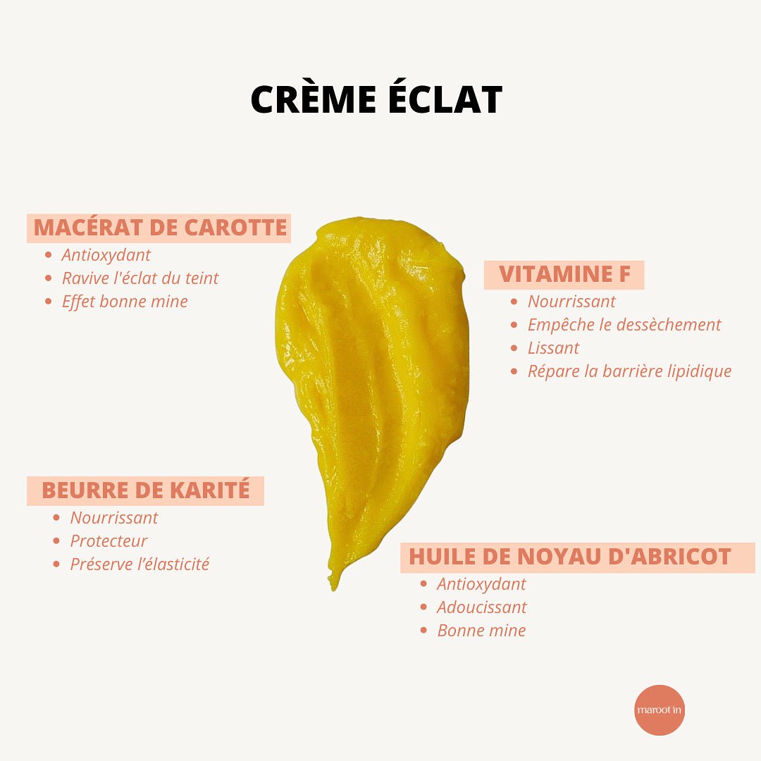 Crème visage éclat - maroot-in